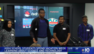 High school students spend vacation learning technology at Red Hat