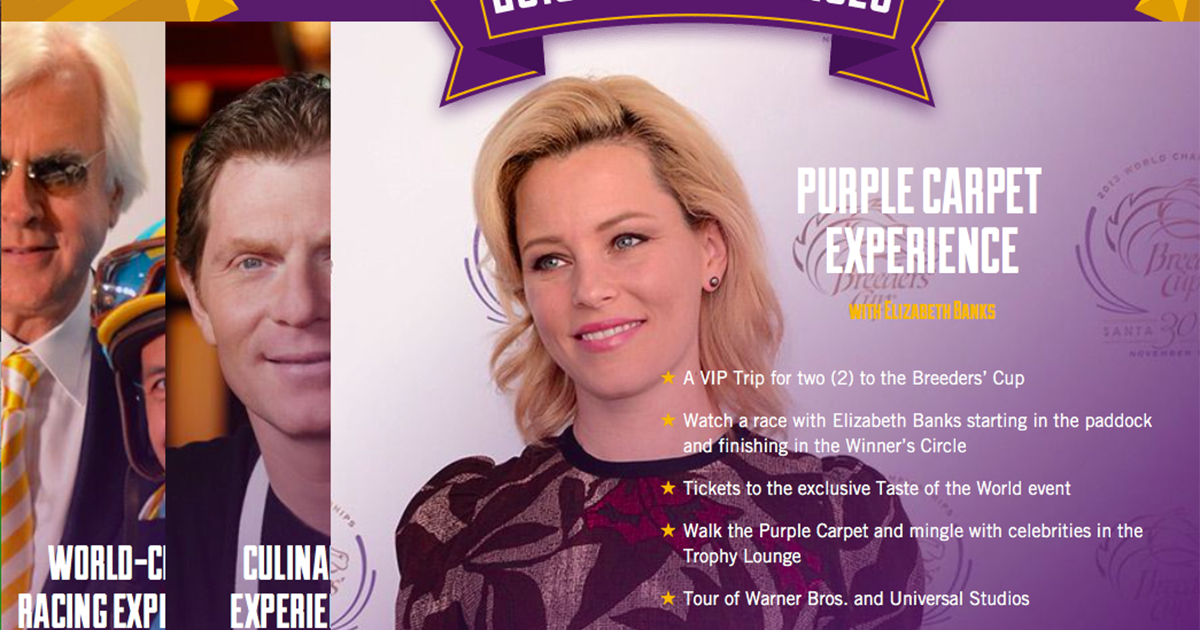 Giving the Breeders' Cup an Added Dose of Celebrity | CTP ...