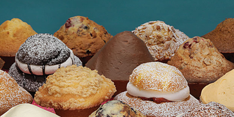 Variety of Muffins