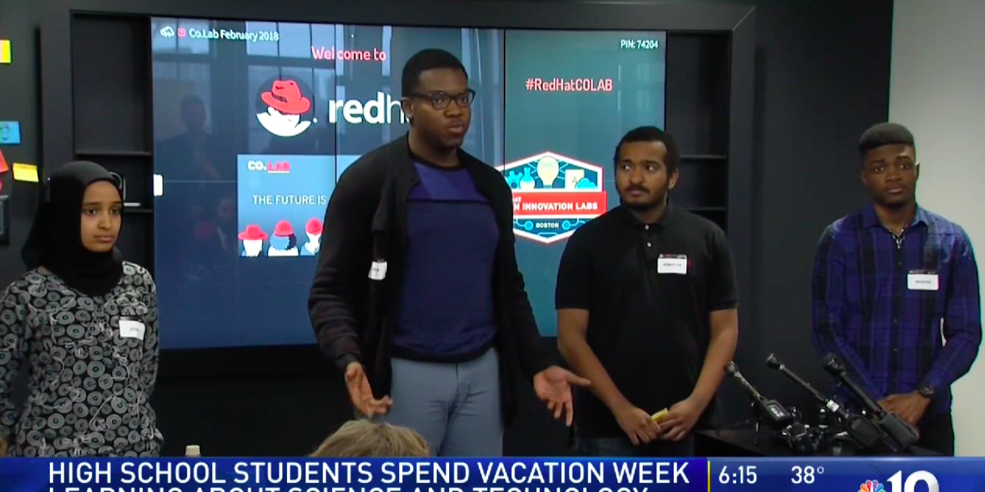 High school students spend vacation learning technology at Red Hat High school students spend vacation learning technology at Red Hat